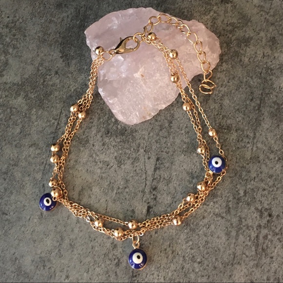Evil Eye Anklet - Picture 4 of 5